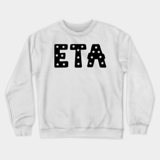 Eta Star Letters Crewneck Sweatshirt